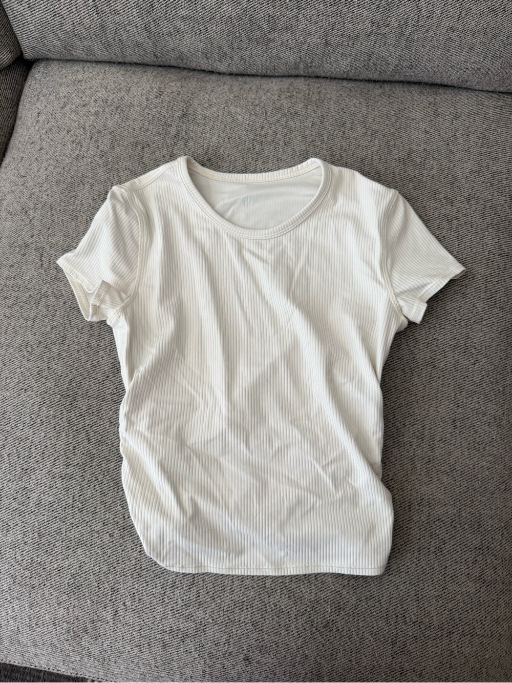Lululemon All It Takes Back-Twist Ribbed Short-Sleeve Top
